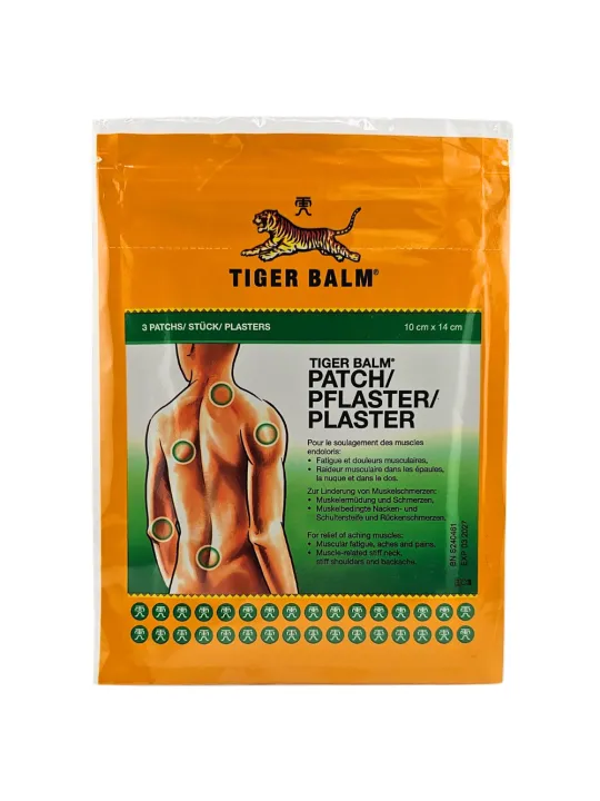 BAUME DU TIGRE Patch Soulagement Des Muscles Boite de 3