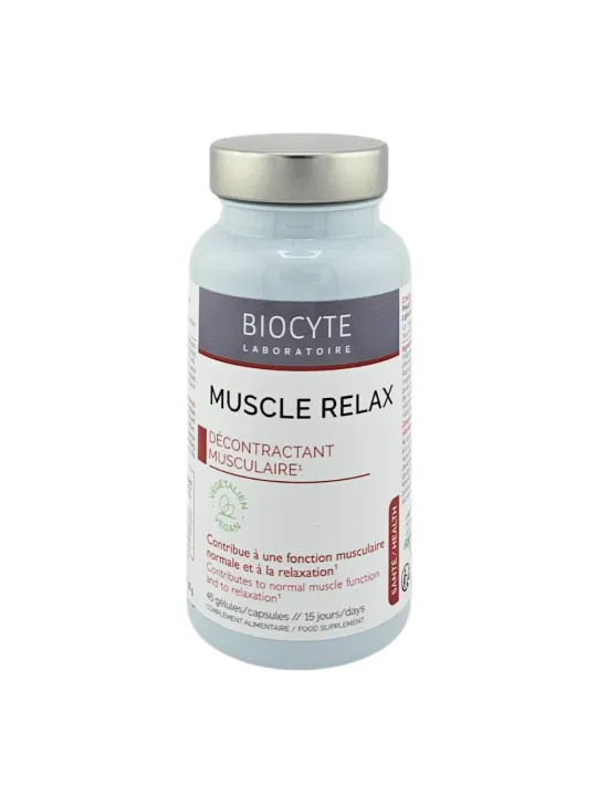 BIOCYTE Muscle Relax Décontractant Musculaire 45 gélules
