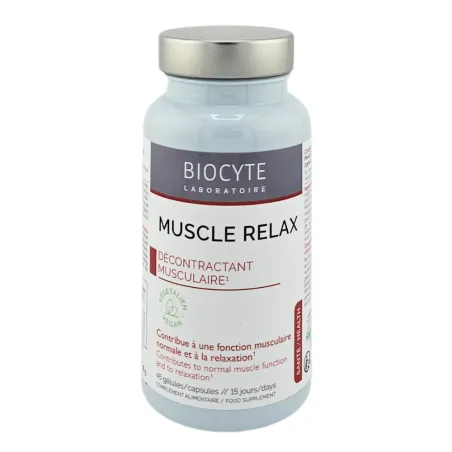 BIOCYTE Muscle Relax Décontractant Musculaire 45 gélules