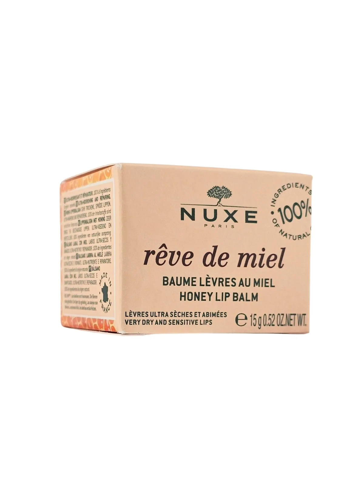 NUXE Rêve De Miel Baume Lèvres Ultra-Nourrissant Pot 15G