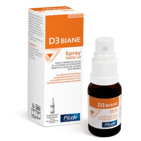 Pileje D3 Biane Spray 1000UI 20 ml