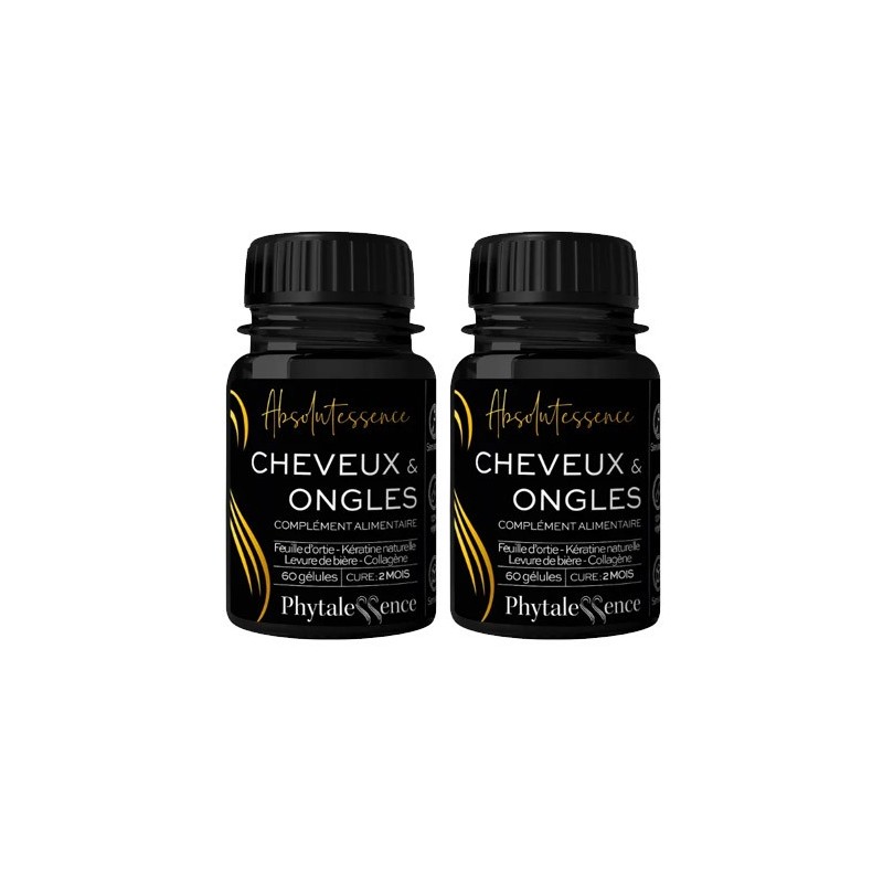 Phytalessence Cheveux et Ongles 60 Gel Lot 3