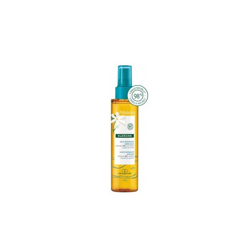 Klorane polysiane huile réparatrice après-soleil 150ml