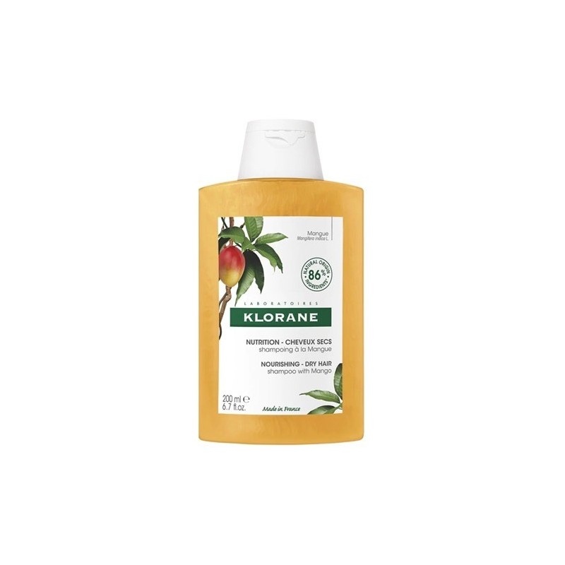 KLORANE Shampoing Cheveux Secs à la Mangue 200ML