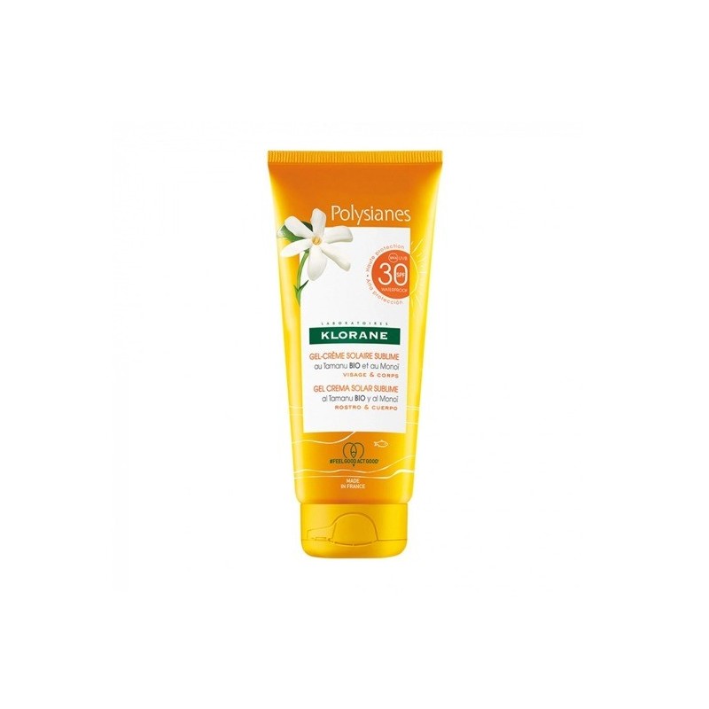 Klorane polysiane gel crème solaire SPF30 200ml