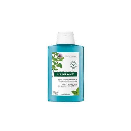 KLORANE Shampoing à la Menthe Aquatique Bio 200ML