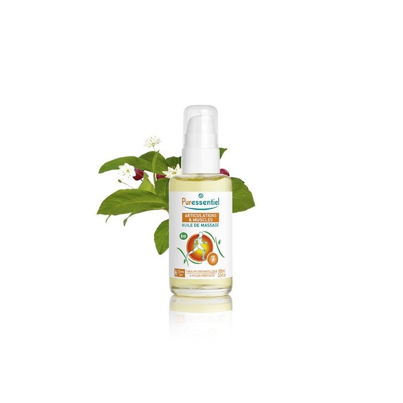 Puressentiel Articulations et Muscles Huile de Massage 100 ml