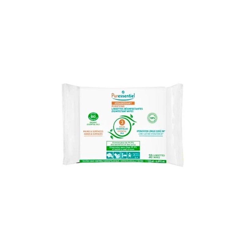 Puressentiel Lingettes Desinf Mainsampsurfac