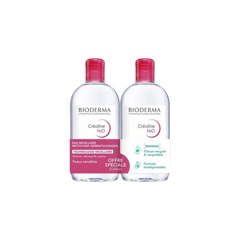 Bioderma Crealine H2O Solaire Micel 500 ml LOT2