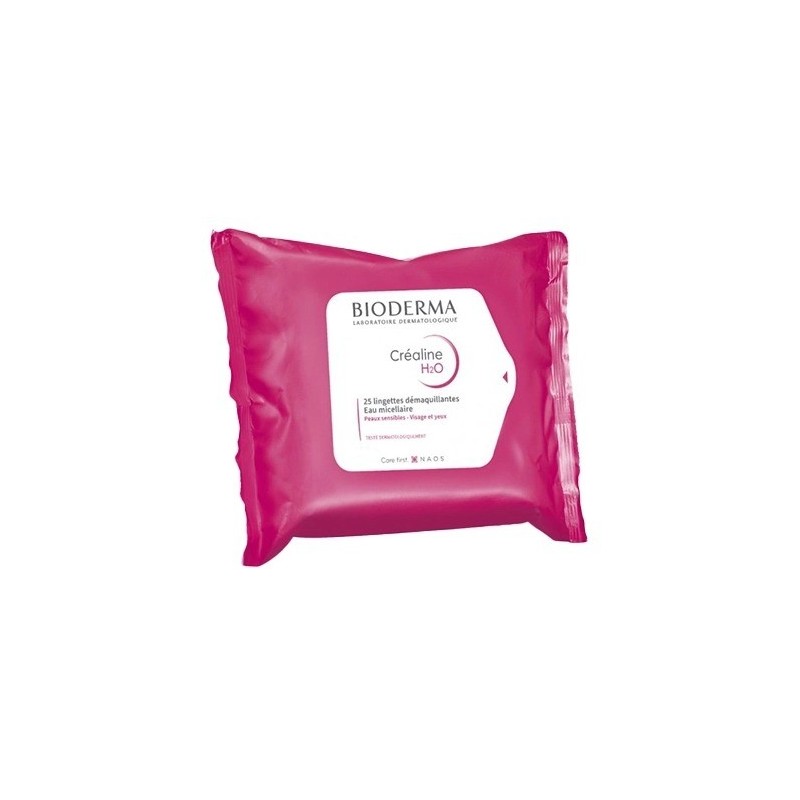 Bioderma Crealine H2O 25 Lingettes