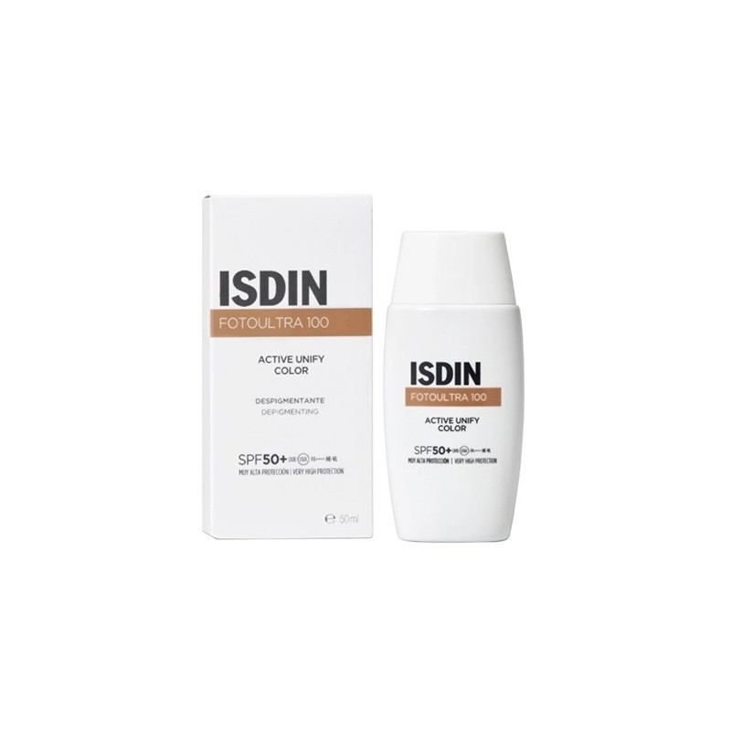 ISDIN Fotoultra 100 Active Unify Color Dépigmentant SPF 50+ - 50 ml