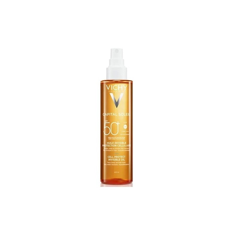 Vichy Capital Soleil Huile Invisible Protection Cellulaire SPF 50+ 200 ml