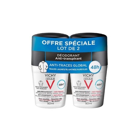 Vichy Déodorant 48H Anti Transpirant Anti-traces 50 ml