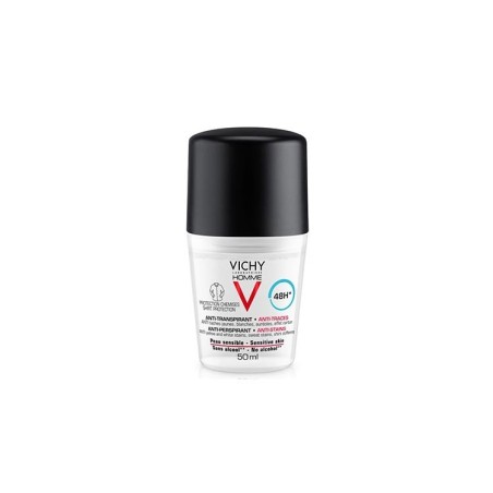 Vichy Homme Deodorant 48H Anti-traces 50 ml