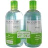 Sebium h2o solution micellaire px mixtes & grasses 2x500ml