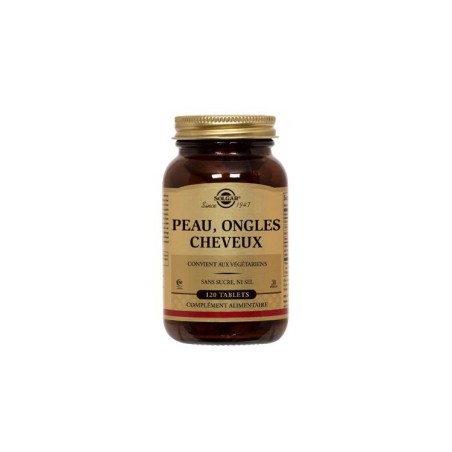 Solgar Peau Ongles Cheveux 120 CP
