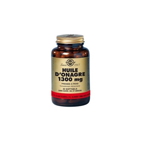 Solgar Huile D'onagre 1300MG Capsules