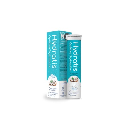 HYDRATIS Solution d'Hydratation 20 Pastilles Effervescentes Arôme : Noix de Coco