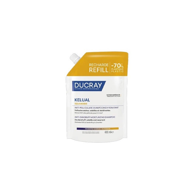 Ducray Kelual Squa Shampooing Pel Sech Recharge 400 ml