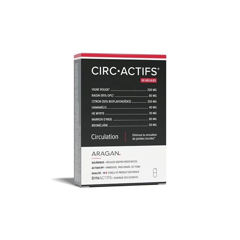 ARAGAN Synactifs Circ Actifs Circulation Gélules Boite de