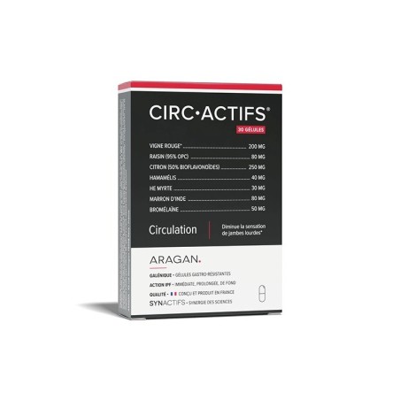 ARAGAN Synactifs Circ Actifs Circulation Gélules Boite de