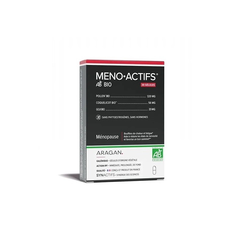 ARAGAN Synactifs Ménoactifs Bio Gélules Boite de
