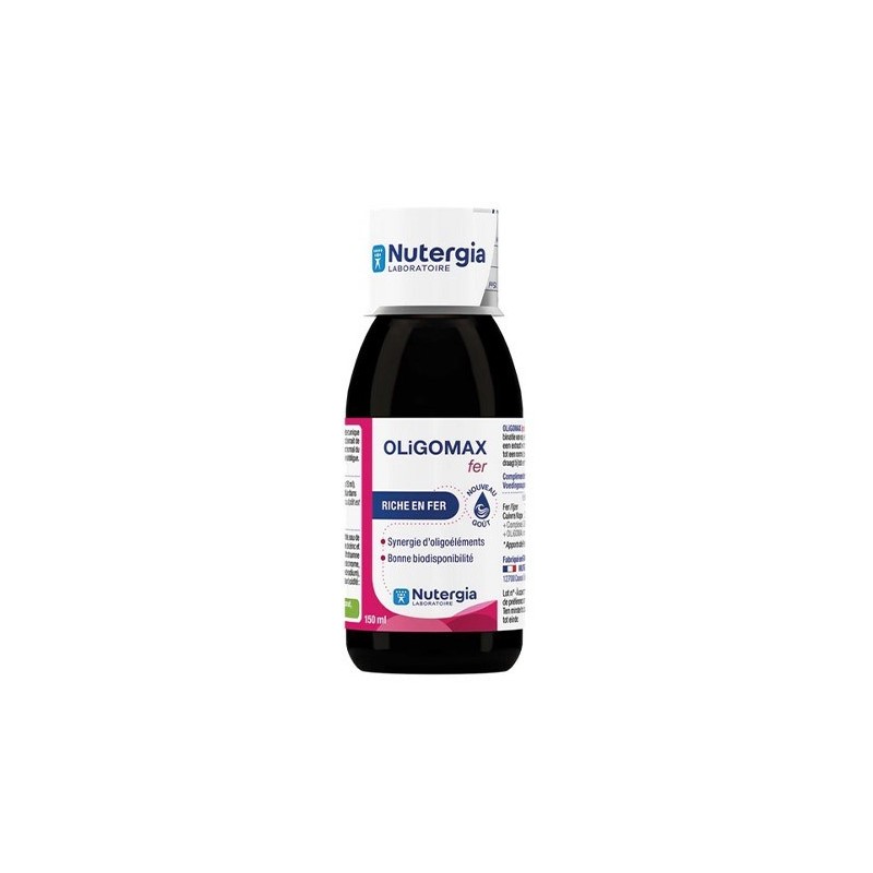 Nutergia Oligomax Fer Solaire Buv Flacon 150 ml