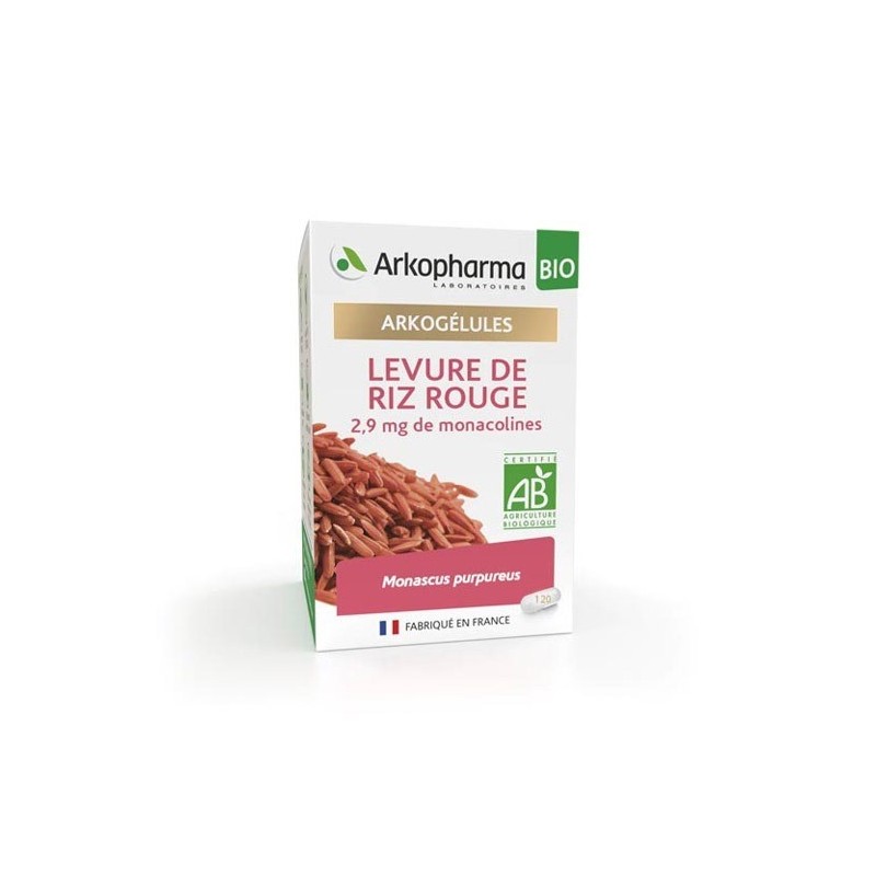 Arkopharma Levure de Riz Rouge Bio 120 Gel