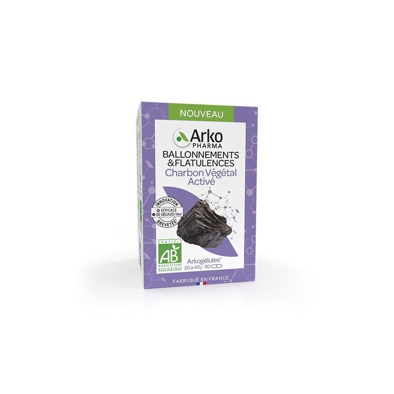 Arkopharma Charbon Vegetal Bio 80 Gel