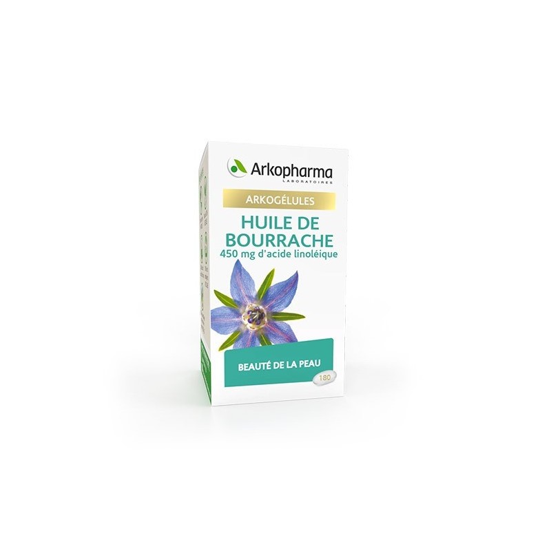 Arkopharma Huile Bourrache Bio 180 Capsules
