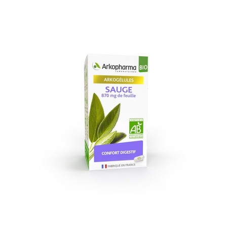 Arkopharma Sauge Bio Flacon 45 Gélules