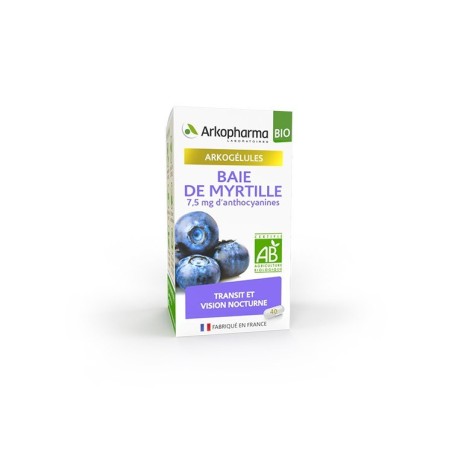 Arkopharma Baie de Myrtille Bio Gélules 40