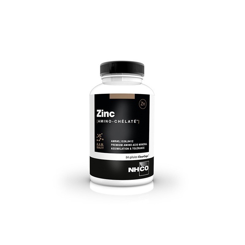 NHCO Nutrition Zinc Amino-chélaté Gélules Boite de 84