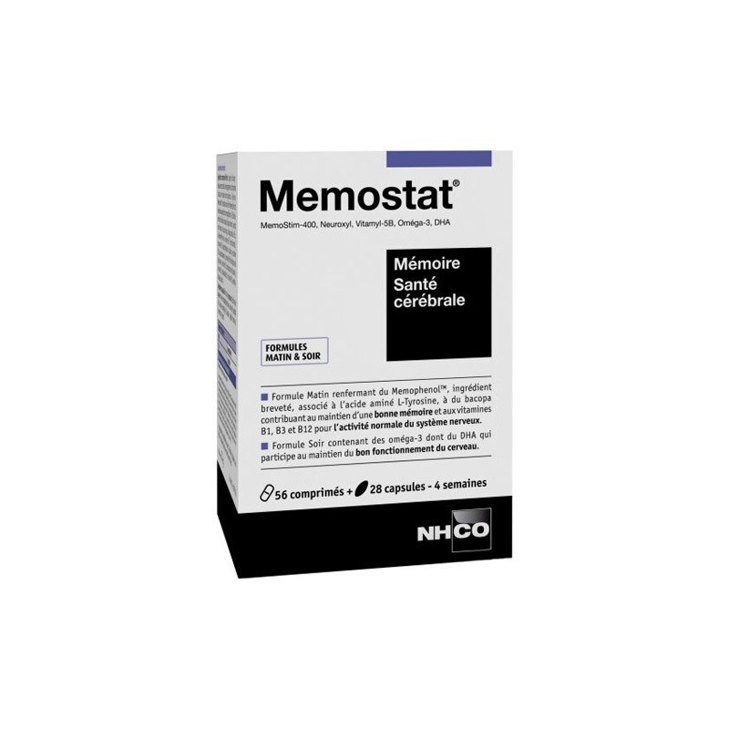 NHCO Nutrition Memostat Blister 56 Comprimés 28 Capsules