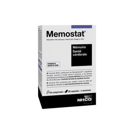 NHCO Nutrition Memostat Blister 56 Comprimés 28 Capsules