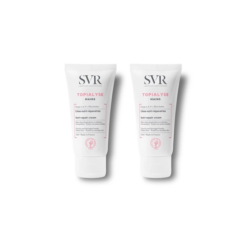 SVR Topialyse Creme Mains Duo 2 x 50 ml