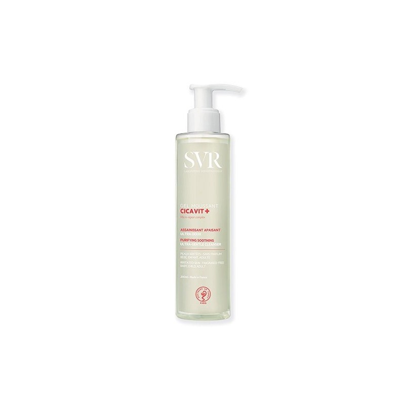 SVR Cicavit + Gel Moussant Assainissant Apaisant 200 ml