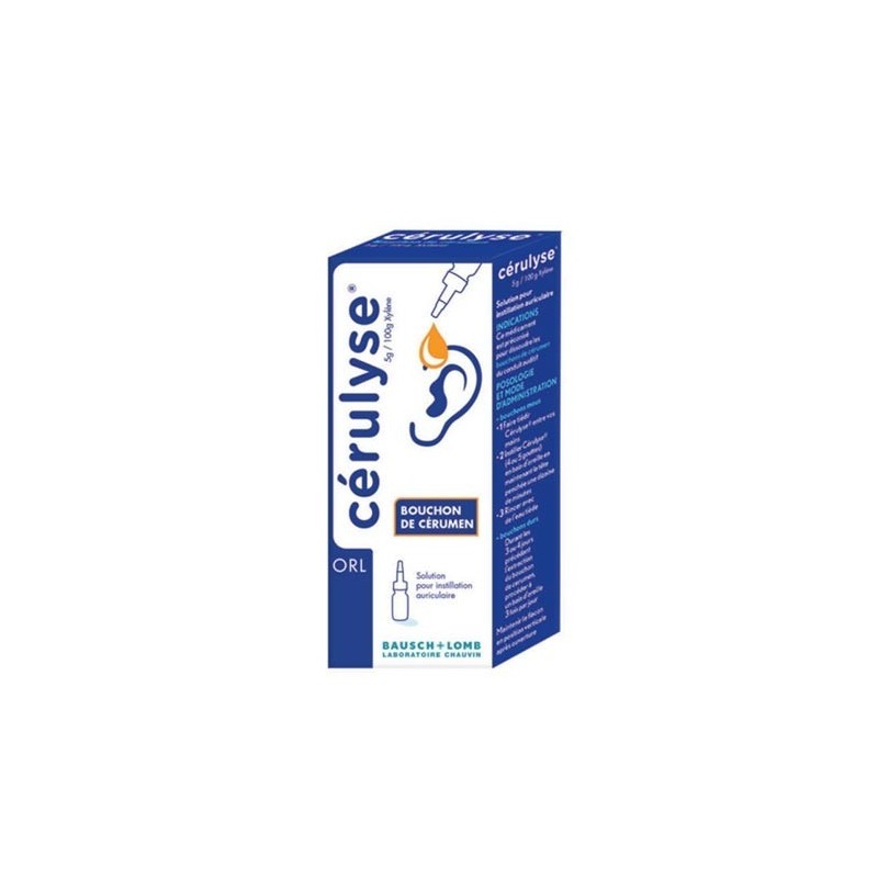 CERULYSE 5 g/100 g, solution pour instillation auriculaire - 10 ml