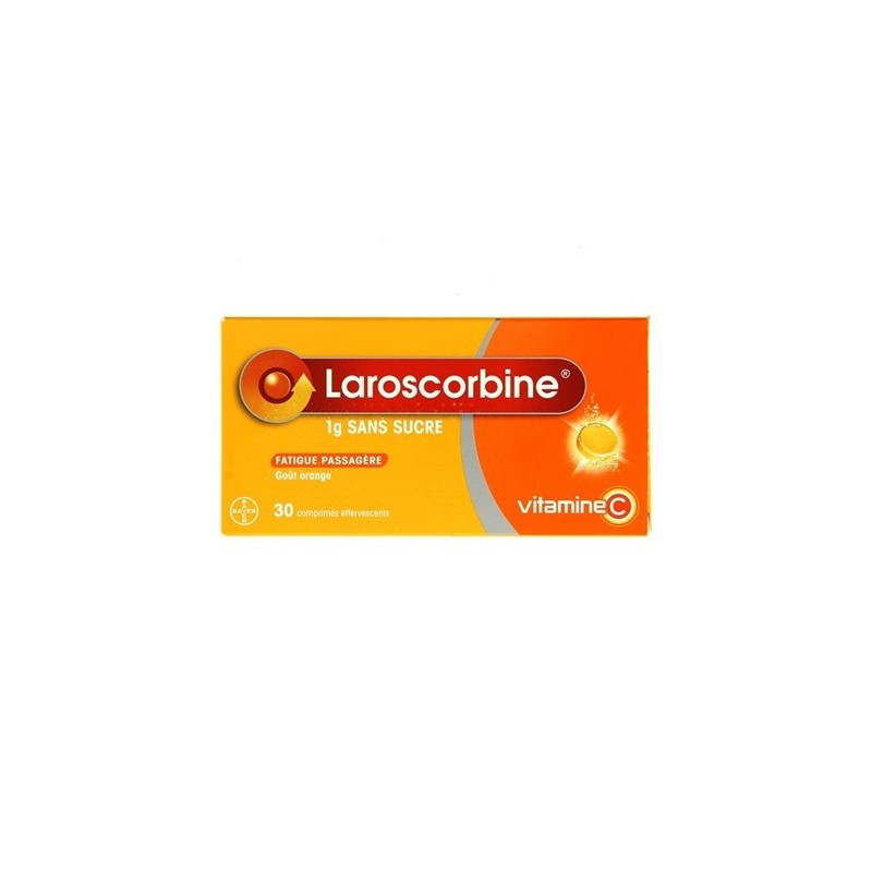 LAROSCORBINE SANS SUCRE 1 g, comprimé effervescent - 2 x 15 comprimé(s)