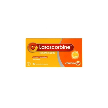 LAROSCORBINE SANS SUCRE 1 g, comprimé effervescent - 2 x 15 comprimé(s)