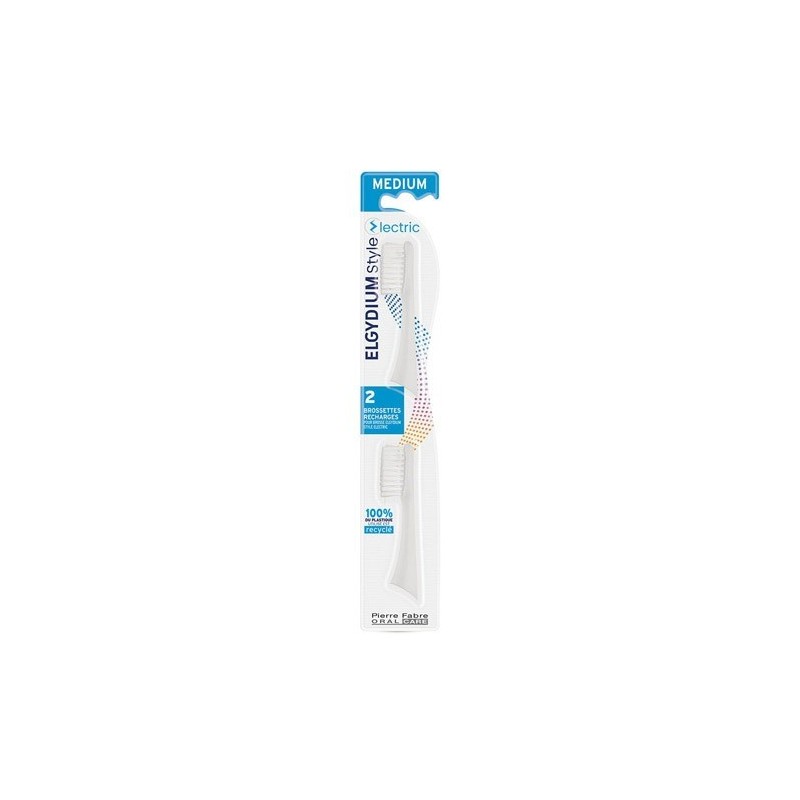 Elgydium Recharge Brossette Médium x2