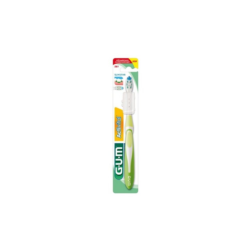 GUM Brosse à Dents Activital Souple Compact 581