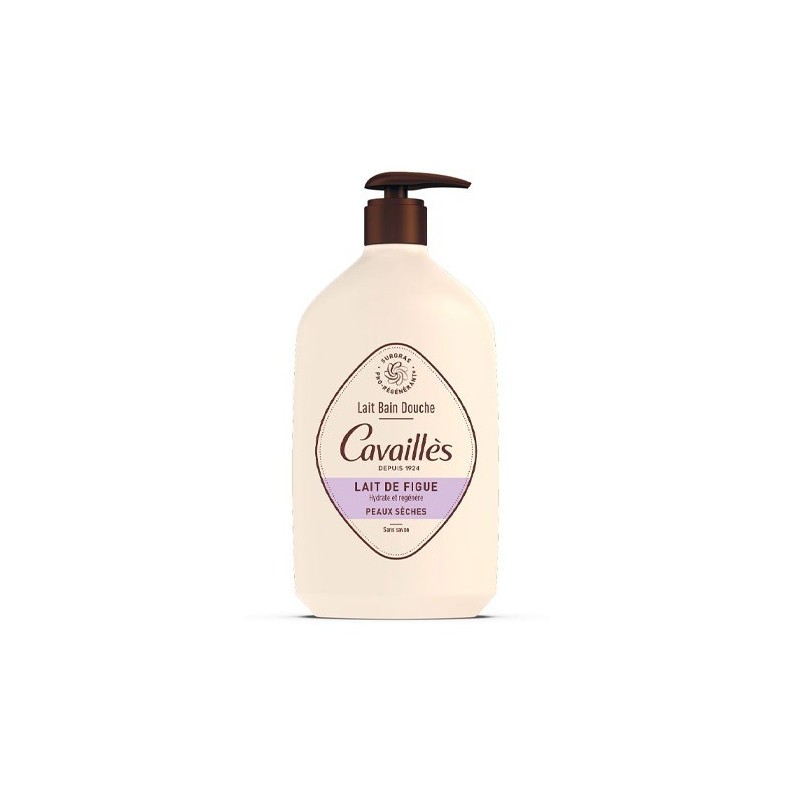 Roge Cavailles Gel Bain Douche Lait de Figue 1 l
