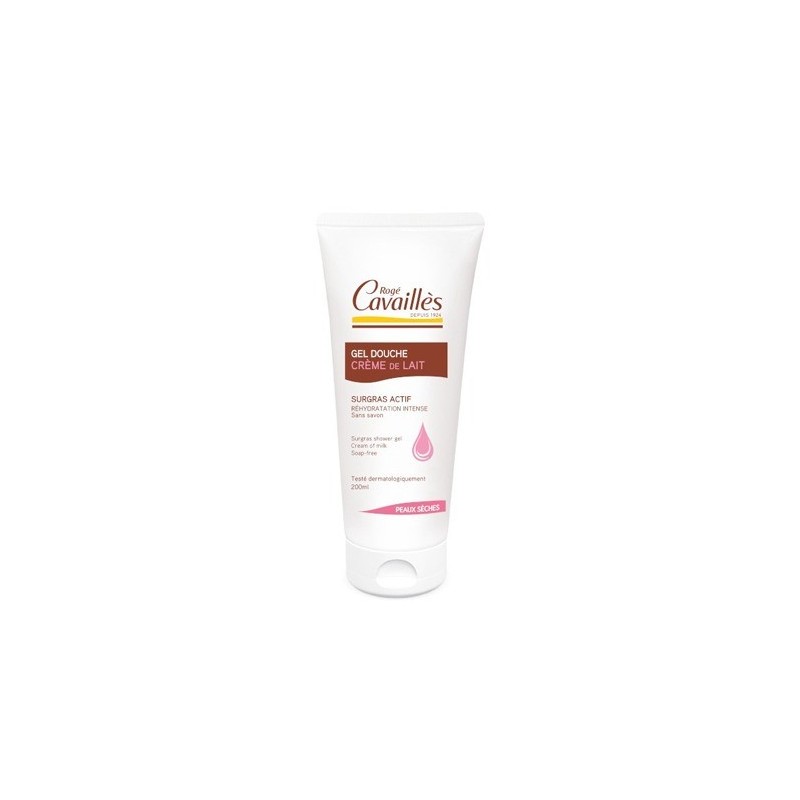 Roge Cavailles Gel Douche et Lait Hydratant Peaux Seches 200 ml