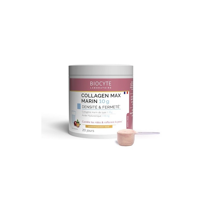 Biocyte Âge Collagen Max Marin Densité et Fermeté Goût Passion 210 g