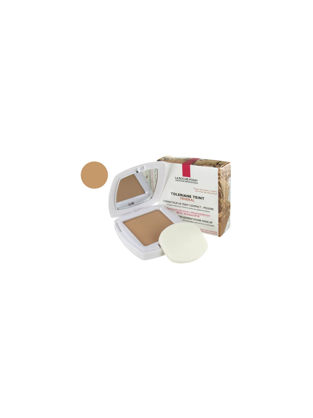 Toleriane teint mineral compact poudre n°14 beige rose 9.5g