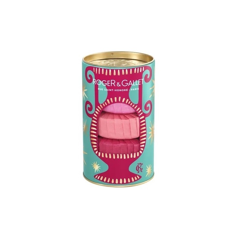 Roger & Gallet 2025 Coffret 3 Savons Figuier Gin Rge Rose