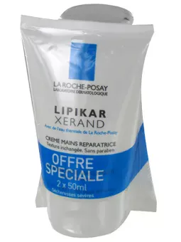 Lipikar xerand creme mains 2x50ml