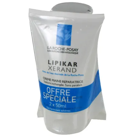 Lipikar xerand creme mains 2x50ml