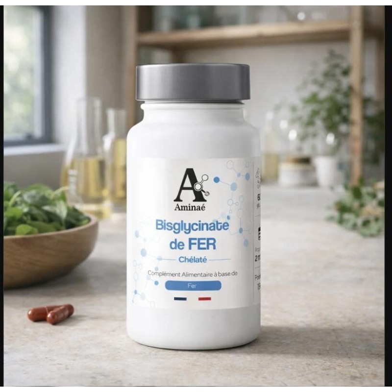 Aminaé Bisglycinate de Fer Chélaté 60 gélules